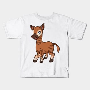 Kawaii Okapi Kids T-Shirt